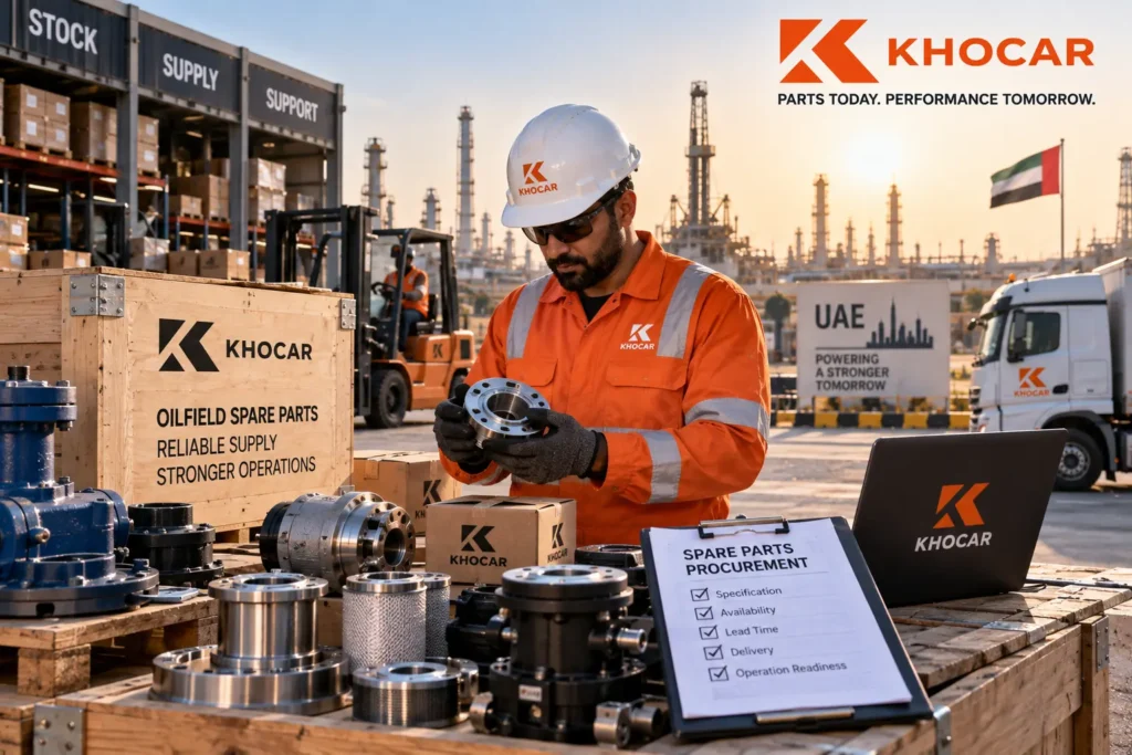 KHOCAR oilfield spare parts inventory and procurement planning in Abu Dhabi, UAE