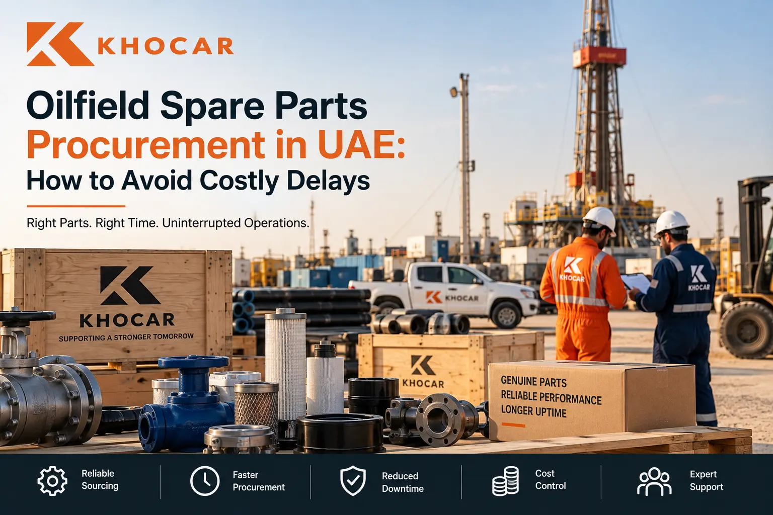 KHOCAR oilfield spare parts procurement and industrial supplies in the UAE